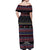 Haiti Off Shoulder Maxi Dress Merry Christmas Family and Friends - Wonder Print Shop