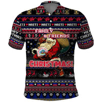Haiti Polo Shirt Merry Christmas Family and Friends - Wonder Print Shop