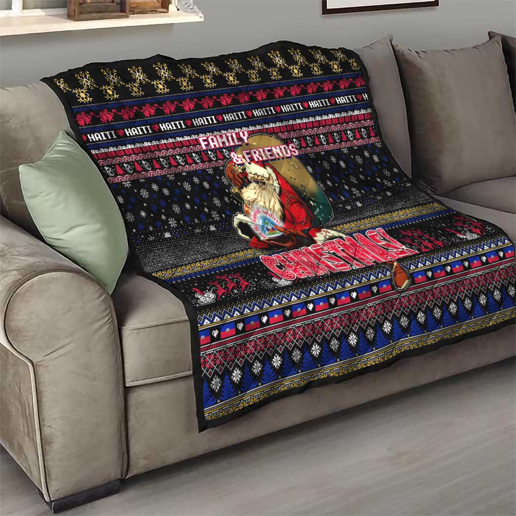 Haiti Quilt Merry Christmas Family and Friends - Wonder Print Shop
