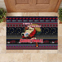 Haiti Rubber Doormat Merry Christmas Family and Friends - Wonder Print Shop