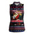 Haiti Women Sleeveless Polo Shirt Merry Christmas Family and Friends - Wonder Print Shop
