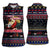 Haiti Women Sleeveless Polo Shirt Merry Christmas Family and Friends - Wonder Print Shop