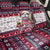 Bulldog Merry Woofmas Back Car Seat Cover Christmas Dog Art Style - Wonder Print Shop