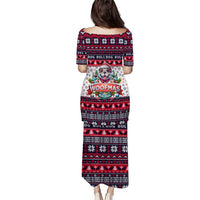 Bulldog Merry Woofmas Puletasi Christmas Dog Art Style - Wonder Print Shop