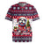Bulldog Merry Woofmas Rugby Jersey Christmas Dog Art Style - Wonder Print Shop