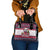 Bulldog Merry Woofmas Shoulder Handbag Christmas Dog Art Style