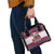Bulldog Merry Woofmas Shoulder Handbag Christmas Dog Art Style