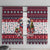 Bulldog Merry Woofmas Window Curtain Christmas Dog Art Style - Wonder Print Shop