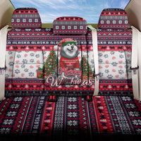 Alaska Merry Woofmas Back Car Seat Cover Christmas Dog Art Style - Wonder Print Shop
