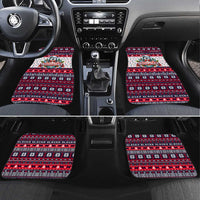 Alaska Merry Woofmas Car Mats Christmas Dog Art Style - Wonder Print Shop