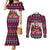 Alaska Merry Woofmas Couples Matching Mermaid Dress and Long Sleeve Button Shirt Christmas Dog Art Style