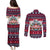 Alaska Merry Woofmas Couples Matching Puletasi and Long Sleeve Button Shirt Christmas Dog Art Style - Wonder Print Shop
