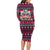 Alaska Merry Woofmas Family Matching Long Sleeve Bodycon Dress and Hawaiian Shirt Christmas Dog Art Style - Wonder Print Shop