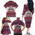 Alaska Merry Woofmas Family Matching Off The Shoulder Long Sleeve Dress and Hawaiian Shirt Christmas Dog Art Style - Wonder Print Shop