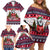 Alaska Merry Woofmas Family Matching Off Shoulder Short Dress and Hawaiian Shirt Christmas Dog Art Style - Wonder Print Shop