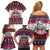 Alaska Merry Woofmas Family Matching Off Shoulder Short Dress and Hawaiian Shirt Christmas Dog Art Style - Wonder Print Shop
