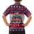 Alaska Merry Woofmas Family Matching Short Sleeve Bodycon Dress and Hawaiian Shirt Christmas Dog Art Style - Wonder Print Shop