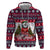Alaska Merry Woofmas Hoodie Christmas Dog Art Style - Wonder Print Shop