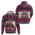Alaska Merry Woofmas Hoodie Christmas Dog Art Style - Wonder Print Shop