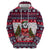 Alaska Merry Woofmas Hoodie Christmas Dog Art Style - Wonder Print Shop