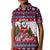 Alaska Merry Woofmas Kid Polo Shirt Christmas Dog Art Style - Wonder Print Shop