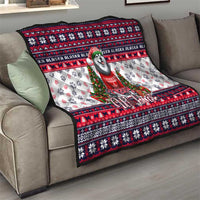 Alaska Merry Woofmas Quilt Christmas Dog Art Style - Wonder Print Shop