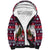 Alaska Merry Woofmas Sherpa Hoodie Christmas Dog Art Style - Wonder Print Shop