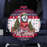 Alaska Merry Woofmas Spare Tire Cover Christmas Dog Art Style - Wonder Print Shop