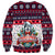 Alaska Merry Woofmas Sweatshirt Christmas Dog Art Style - Wonder Print Shop