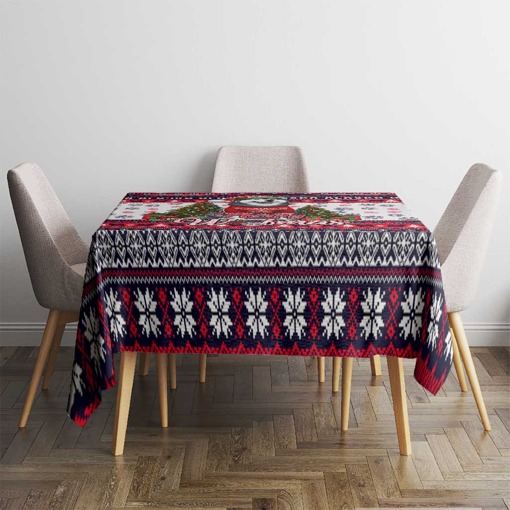 Alaska Merry Woofmas Tablecloth Christmas Dog Art Style - Wonder Print Shop