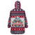 Alaska Merry Woofmas Wearable Blanket Hoodie Christmas Dog Art Style - Wonder Print Shop