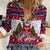 Alaska Merry Woofmas Women Casual Shirt Christmas Dog Art Style - Wonder Print Shop