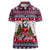 Alaska Merry Woofmas Women Polo Shirt Christmas Dog Art Style - Wonder Print Shop