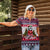 Alaska Merry Woofmas Women Polo Shirt Christmas Dog Art Style - Wonder Print Shop