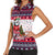 Alaska Merry Woofmas Women Sleeveless Polo Shirt Christmas Dog Art Style - Wonder Print Shop