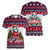 Alaska Merry Woofmas Women V-Neck T-Shirt Christmas Dog Art Style - Wonder Print Shop
