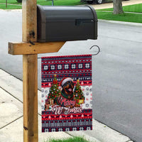 Rottweiler Merry Woofmas Garden Flag Christmas Dog Art Style - Wonder Print Shop
