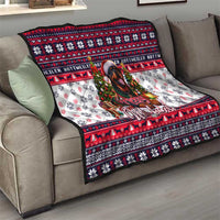 Rottweiler Merry Woofmas Quilt Christmas Dog Art Style - Wonder Print Shop