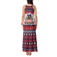 Rottweiler Merry Woofmas Tank Maxi Dress Christmas Dog Art Style - Wonder Print Shop