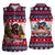Rottweiler Merry Woofmas Women Sleeveless Polo Shirt Christmas Dog Art Style - Wonder Print Shop