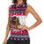 Rottweiler Merry Woofmas Women Sleeveless Polo Shirt Christmas Dog Art Style - Wonder Print Shop