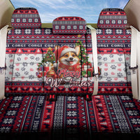Corgi Merry Woofmas Back Car Seat Cover Christmas Dog Art Style - Wonder Print Shop