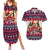 Corgi Merry Woofmas Couples Matching Summer Maxi Dress and Hawaiian Shirt Christmas Dog Art Style - Wonder Print Shop