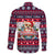 Corgi Merry Woofmas Family Matching Long Sleeve Bodycon Dress and Hawaiian Shirt Christmas Dog Art Style - Wonder Print Shop