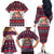 Corgi Merry Woofmas Family Matching Off The Shoulder Long Sleeve Dress and Hawaiian Shirt Christmas Dog Art Style - Wonder Print Shop