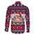 Corgi Merry Woofmas Family Matching Off The Shoulder Long Sleeve Dress and Hawaiian Shirt Christmas Dog Art Style - Wonder Print Shop