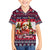 Corgi Merry Woofmas Family Matching Off The Shoulder Long Sleeve Dress and Hawaiian Shirt Christmas Dog Art Style - Wonder Print Shop