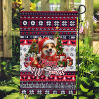 Corgi Merry Woofmas Garden Flag Christmas Dog Art Style - Wonder Print Shop