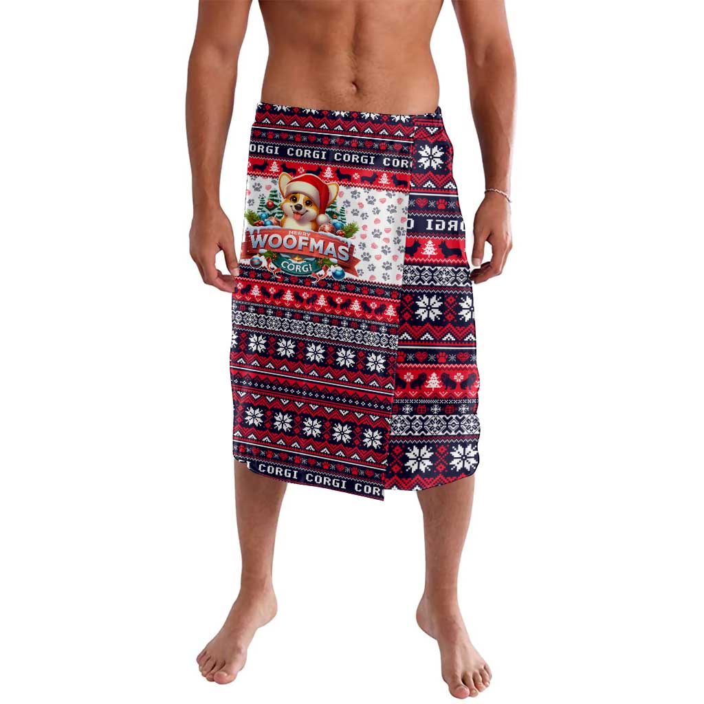 Corgi Merry Woofmas Lavalava Christmas Dog Art Style - Wonder Print Shop