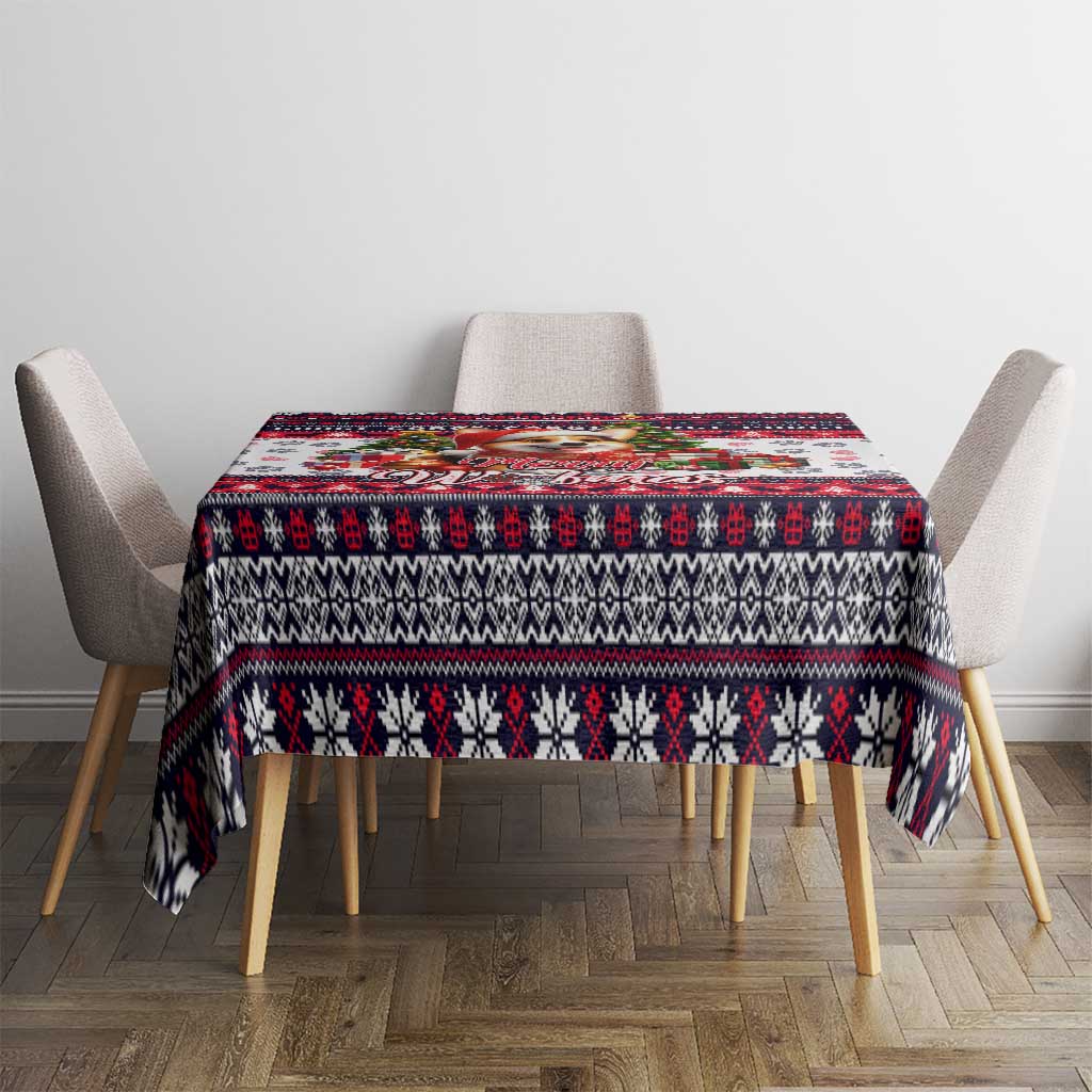 Corgi Merry Woofmas Tablecloth Christmas Dog Art Style - Wonder Print Shop